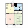 ファミールプラザⅢ 2Kの間取り