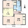 プロスペールⅡ 3Kの間取り