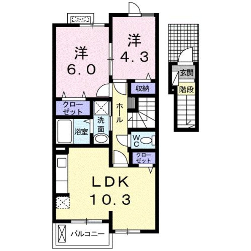 間取図 オーブ　コリーヌ