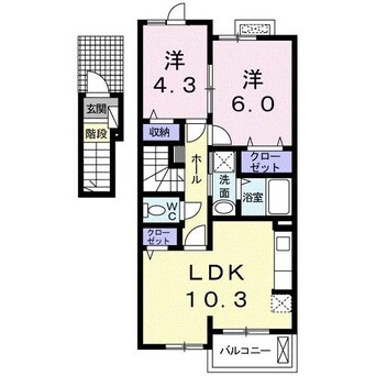 間取図 オーブ　コリーヌ