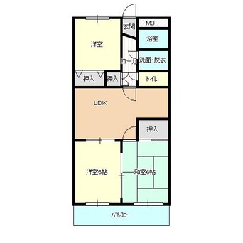 間取図 ラ・セゾン