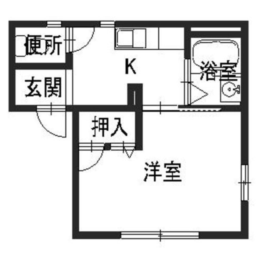 間取図 コーポ・オリーブ