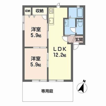間取図 メゾン・グランドゥールⅡ