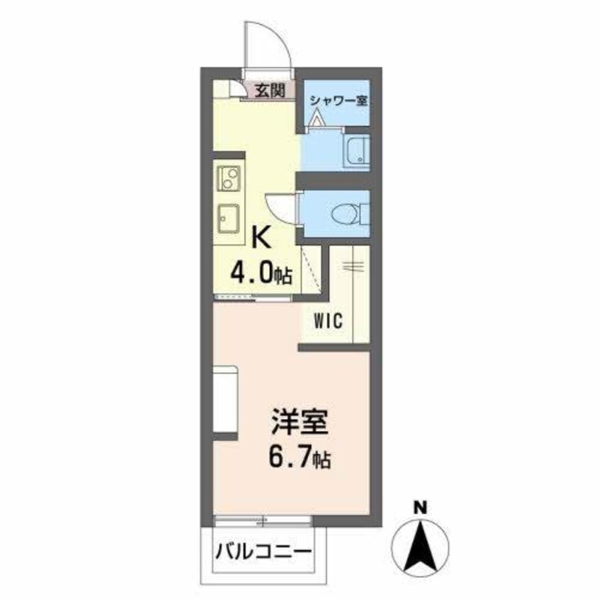 間取図 コーポ・平和