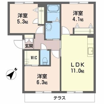 間取図 メゾン・ド・エムズⅡ