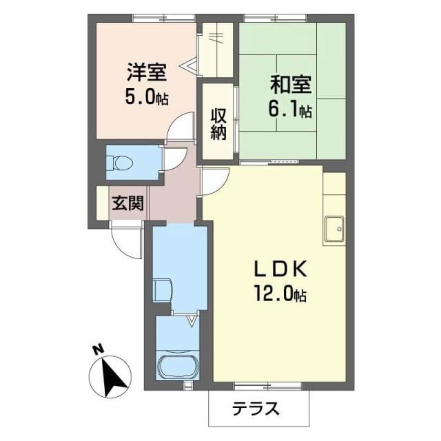 間取り図 カサベルデＥ