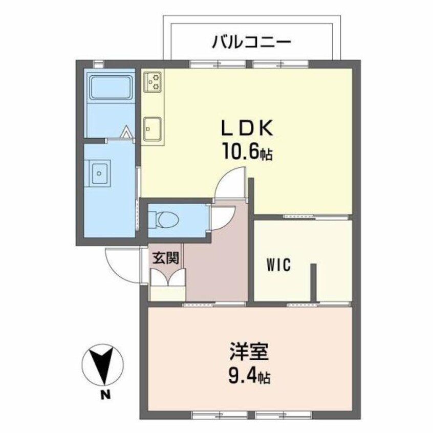 間取図 グリーンヴィラ水内Ⅰ