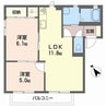 シャーメゾン和久屋 2LDKの間取り