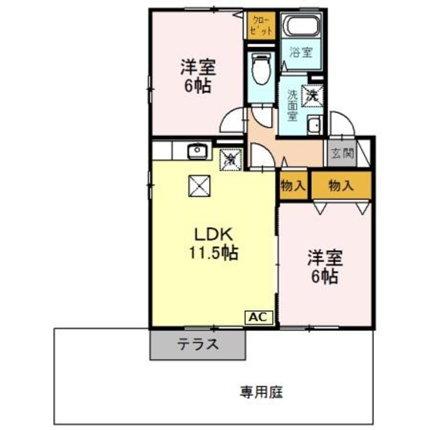 間取図 ハイマートメゾンⅢ