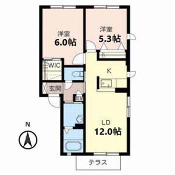間取図 パール篠Ａ