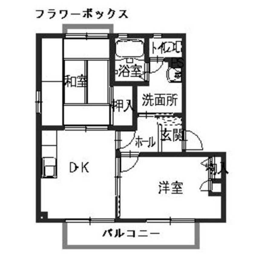 間取図 コート・プレサージュＢ