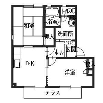 間取図 コート・プレサージュＢ