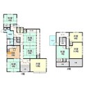 観音寺貸家の間取図