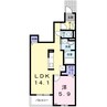 オアシス 1LDKの間取り