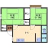 岩井第２ハイツ 2DKの間取り