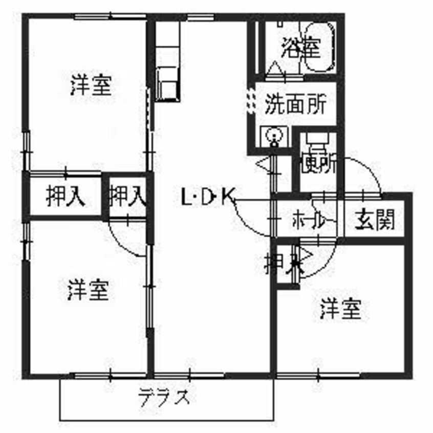 間取図 エストヴィルⅠ