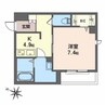 グランドパーパス 1Kの間取り