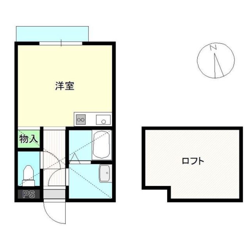 間取図 ベルフラワーⅡ