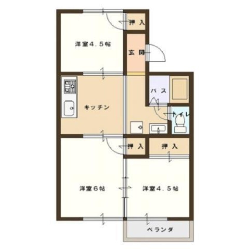 間取図 ライフステージ広瀬　昭和新町Ⅰ