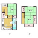石井貸家の間取図