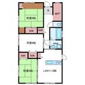 神宮寺町加迫借家の間取図