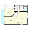 スカイハイツ 2LDKの間取り