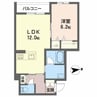 シャーメゾン　リヴィエール 1LDKの間取り