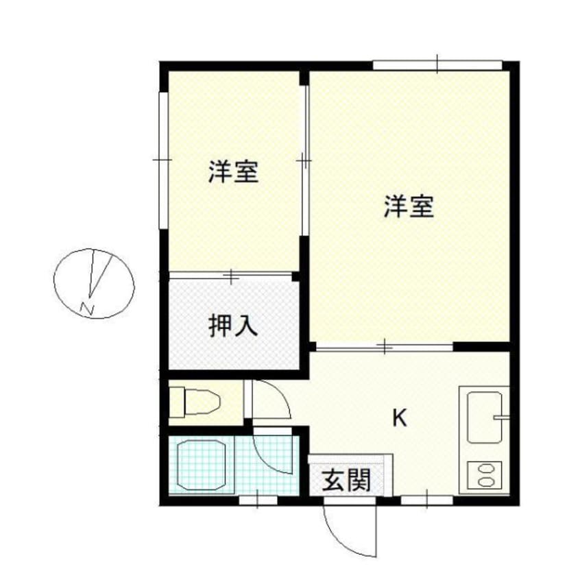 間取図 大丸コーポ