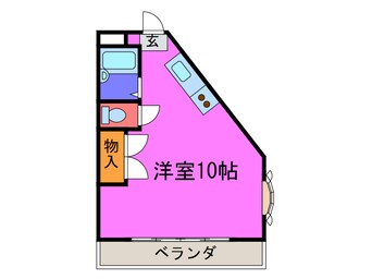 間取図 インタービレッジ山崎