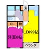 ロイヤルマンション 1LDKの間取り