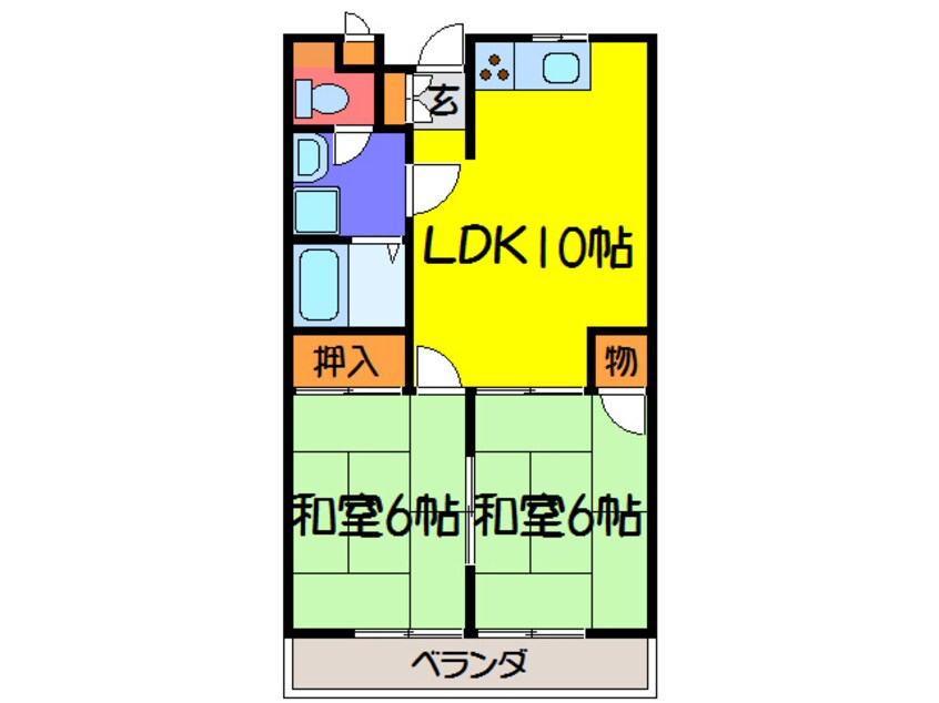 間取図 池田ハイツ