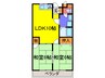 ハイツパディーサイド 2LDKの間取り