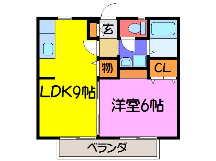 間取図 サニーコート柳ヶ坪