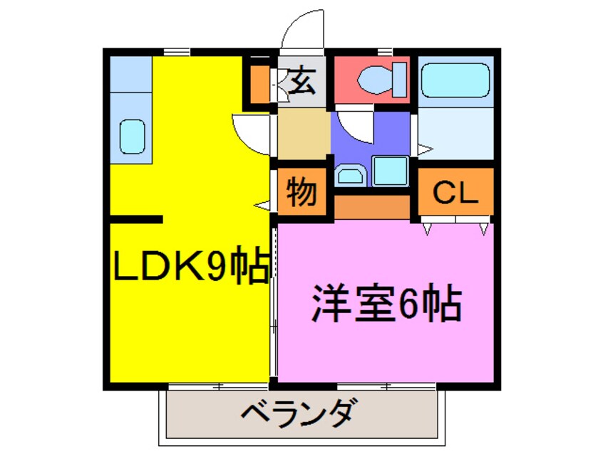 間取図 サニーコート柳ヶ坪