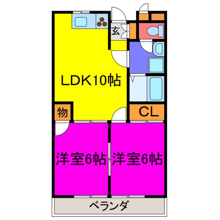 間取図 川井田ハイツ