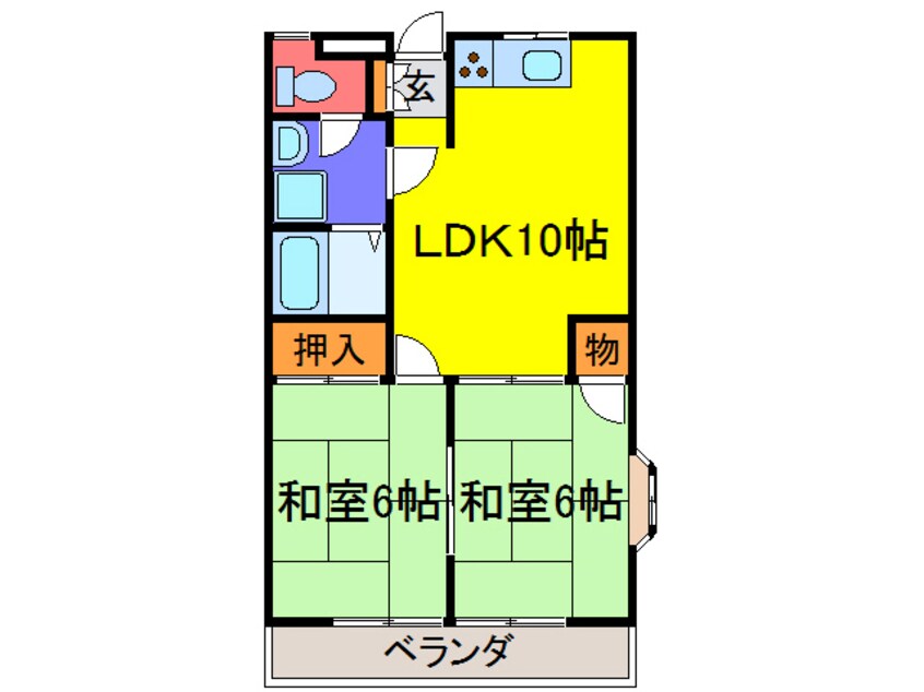 間取図 マインハイツ