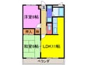 春名マンションの間取図