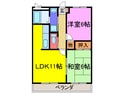 春名マンションの間取図