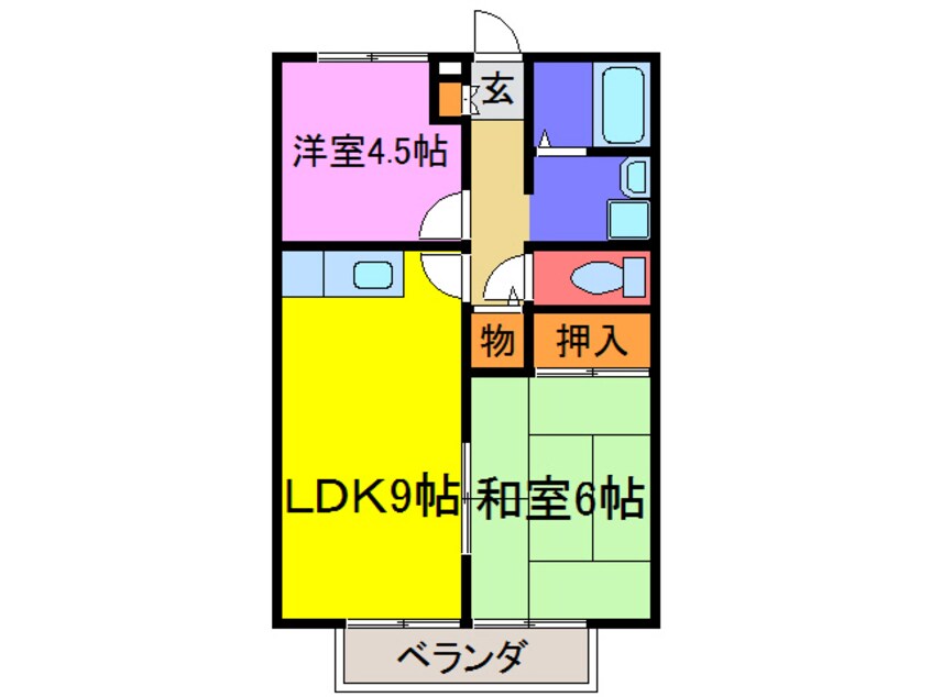 間取図 メゾンクレール