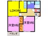 フォレストコート 2LDKの間取り