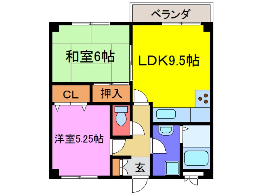 間取図 ハイツゆめさき