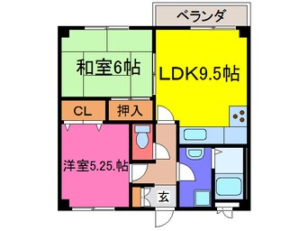 間取図 ハイツゆめさき