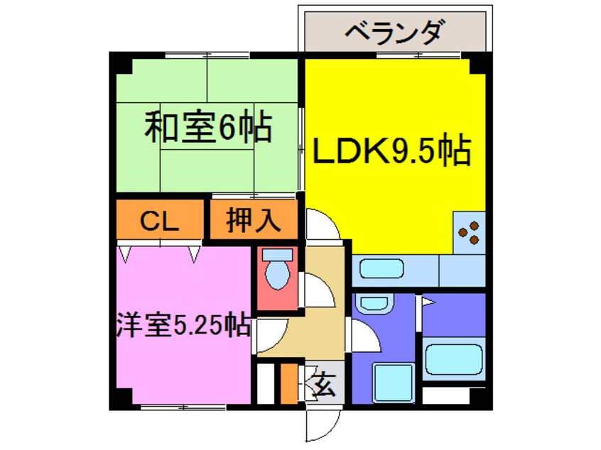 間取図 ハイツゆめさき