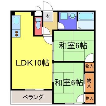 間取図 ダイヤモンドパレス