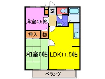 間取図 ハイツ芝花