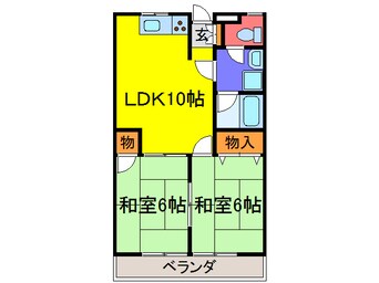 間取図 ハイツ船元