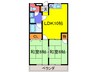 ハイツ船元 2LDKの間取り