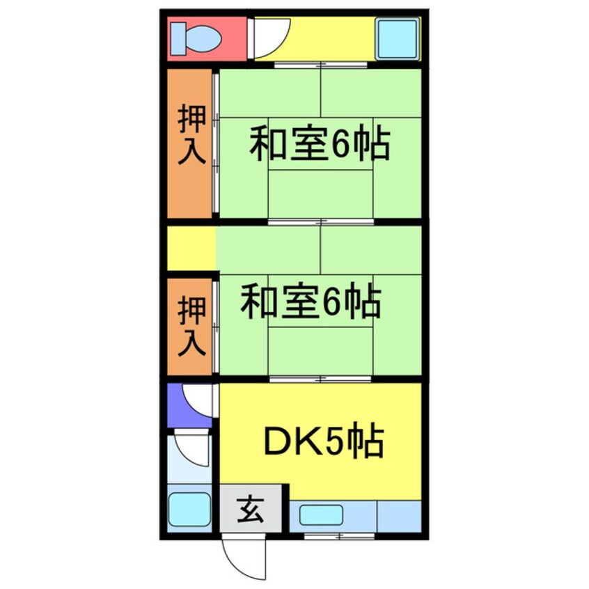 間取図 富士ハイツ