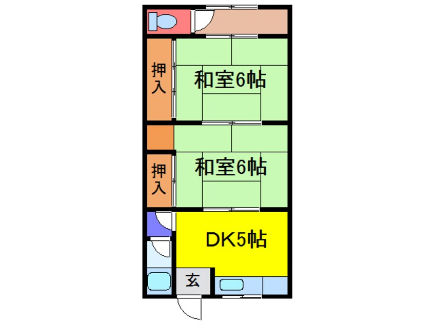 間取図 富士ハイツ