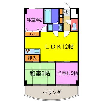 間取図 グランディール